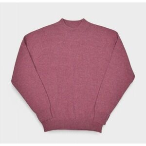 Vintage Andrew Stewart Purple Shetland Wool Pullover Sweater Womens Small